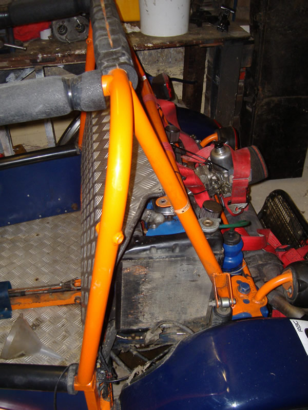 Danny Buggy With Fire Extinguisher Fuel Tank Removed